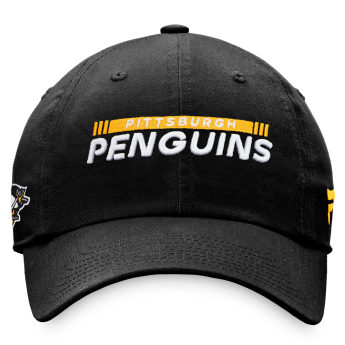 Pittsburgh Penguins баскетболна шапка с козирка Unstr Adj Black