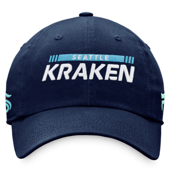 Seattle Kraken баскетболна шапка с козирка Unstr Adj Traditional Navy