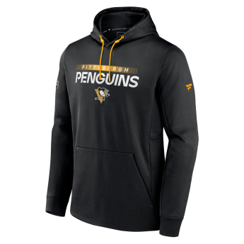 Pittsburgh Penguins мъжки суитшърт с качулка RINK Performance Black-Yellow Gold