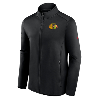 Chicago Blackhawks мъжко яке RINK Fleece Jacket Black-Black