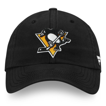Pittsburgh Penguins баскетболна шапка с козирка NHL Core Black Curved Unstructured
