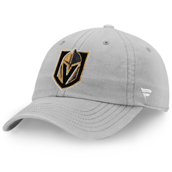 Vegas Golden Knights баскетболна шапка с козирка NHL Core Grey Curved Unstructured Strapback Cap