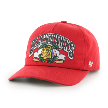 Chicago Blackhawks баскетболна шапка с козирка Laurel ’47 CAPTAIN DTR red