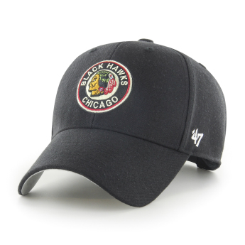 Chicago Blackhawks баскетболна шапка с козирка Sure Shot Snap ’47 MVP black old