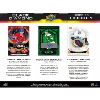 NHL кутии хокей карти NHL 2022-23 Upper Deck Black Diamond Hobby Box