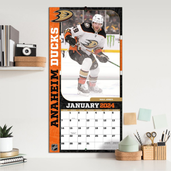 Anaheim Ducks календар 2024 Wall Calendar
