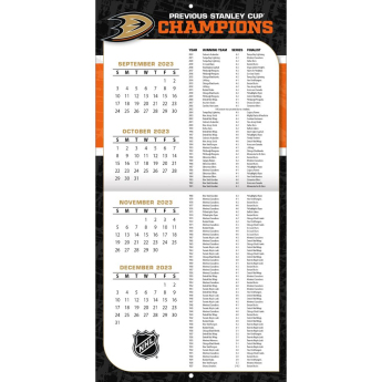 Anaheim Ducks календар 2024 Wall Calendar