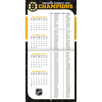 Boston Bruins календар 2024 Wall Calendar