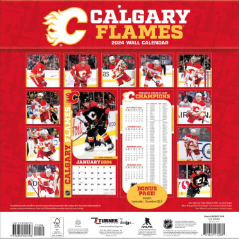 Calgary Flames календар 2024 Wall Calendar