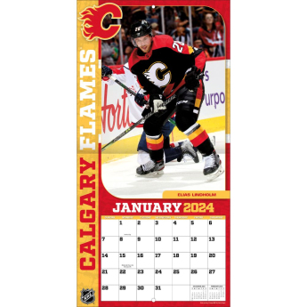 Calgary Flames календар 2024 Wall Calendar