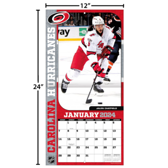 Carolina Hurricanes календар 2024 Wall Calendar