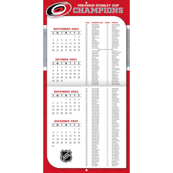 Carolina Hurricanes календар 2024 Wall Calendar