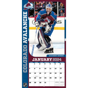 Colorado Avalanche календар 2024 Wall Calendar