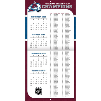 Colorado Avalanche календар 2024 Wall Calendar