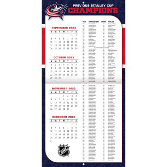 Columbus Blue Jackets календар 2024 Wall Calendar