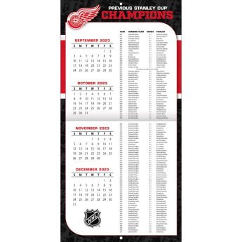 Detroit Red Wings календар 2024 Wall Calendar