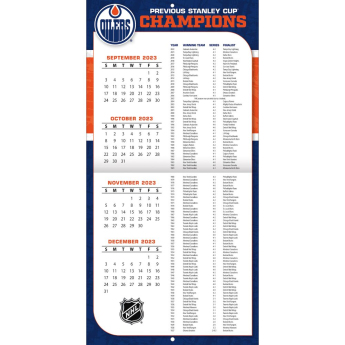 Edmonton Oilers календар 2024 Wall Calendar