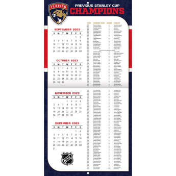 Florida Panthers календар 2024 Wall Calendar