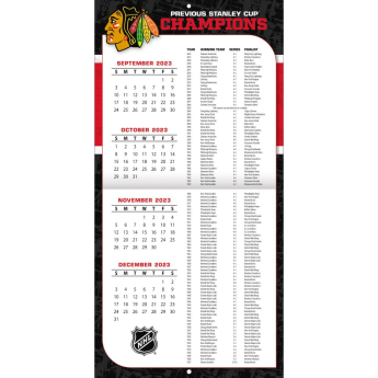 Chicago Blackhawks календар 2024 Wall Calendar