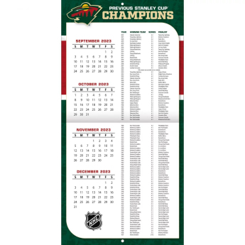 Minnesota Wild календар 2024 Wall Calendar