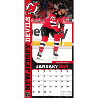 New Jersey Devils календар 2024 Wall Calendar