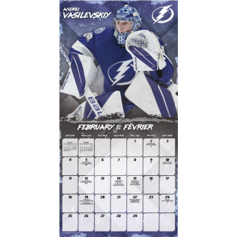 NHL продукти календар Stoppers 2024 Wall Calendar