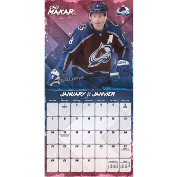 NHL продукти календар Superstars 2024 Wall Calendar