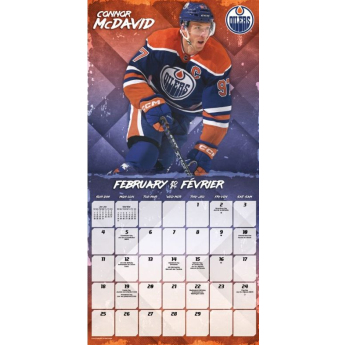 NHL продукти календар Superstars 2024 Wall Calendar