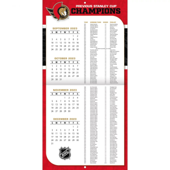 Ottawa Senators календар 2024 Wall Calendar