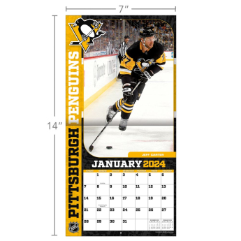 Pittsburgh Penguins календар 2024 Wall Calendar