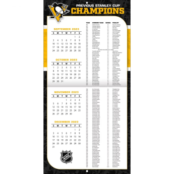 Pittsburgh Penguins календар 2024 Wall Calendar