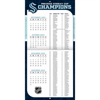 Seattle Kraken календар 2024 Wall Calendar