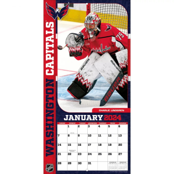 Washington Capitals календар 2024 Wall Calendar