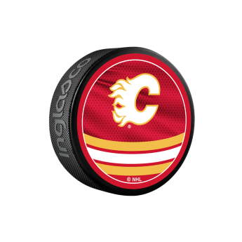 Calgary Flames шайба Reverse Retro Jersey 2022 Souvenir Collector Hockey Puck