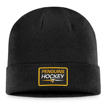 Pittsburgh Penguins зимна шапка Authentic Pro Prime Cuffed Beanie black