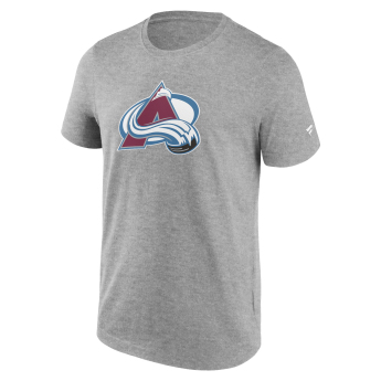 Colorado Avalanche мъжка тениска Primary Logo Graphic T-Shirt Sport Gray Heather