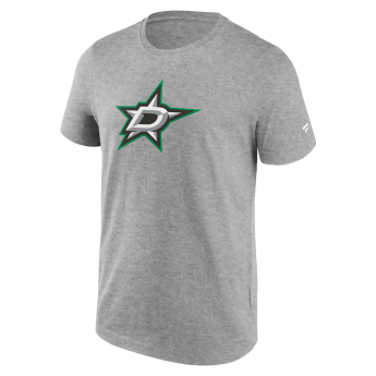 Dallas Stars мъжка тениска Primary Logo Graphic T-Shirt Sport Gray Heather