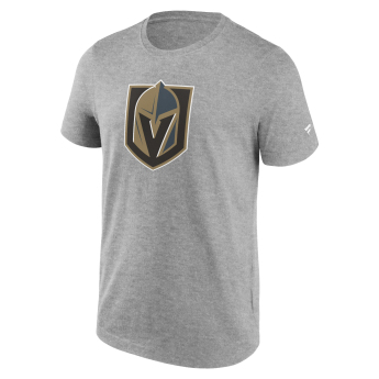 Vegas Golden Knights мъжка тениска Primary Logo Graphic T-Shirt Sport Gray Heather