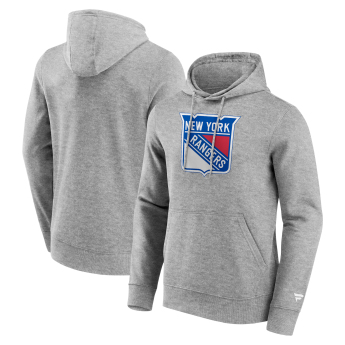 New York Rangers мъжки суитшърт с качулка Primary Logo Graphic Hoodie Sport Gray Heather