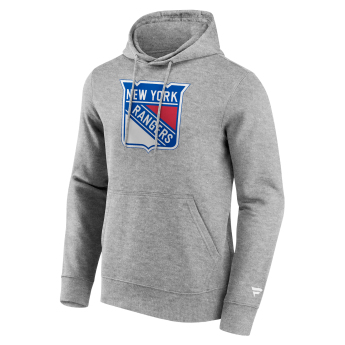 New York Rangers мъжки суитшърт с качулка Primary Logo Graphic Hoodie Sport Gray Heather