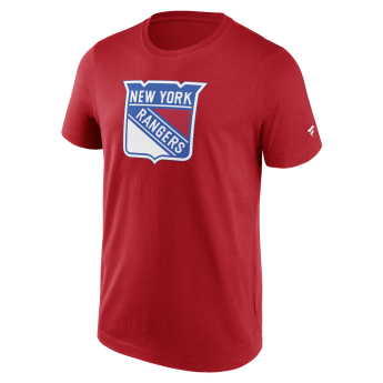 New York Rangers мъжка тениска Primary Logo Graphic Athletic Red