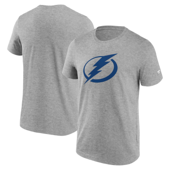 Tampa Bay Lightning мъжка тениска Primary Logo Graphic Sport Gray Heather