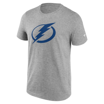 Tampa Bay Lightning мъжка тениска Primary Logo Graphic Sport Gray Heather