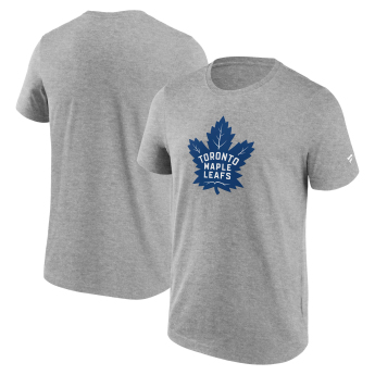 Toronto Maple Leafs мъжка тениска Primary Logo Graphic Sport Gray Heather