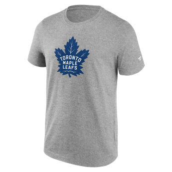 Toronto Maple Leafs мъжка тениска Primary Logo Graphic Sport Gray Heather
