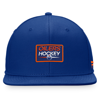 Edmonton Oilers шапка с козирка flat Authentic Pro Prime Flat Brim Snapback blue