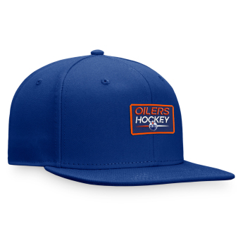 Edmonton Oilers шапка с козирка flat Authentic Pro Prime Flat Brim Snapback blue