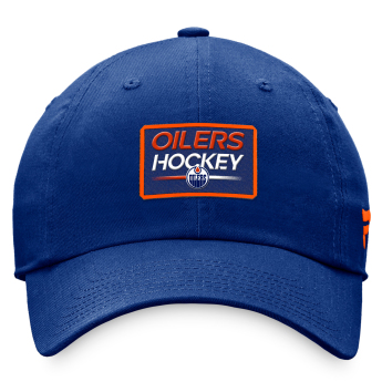 Edmonton Oilers баскетболна шапка с козирка Authentic Pro Prime Graphic Unstructured Adjustable blue