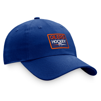 Edmonton Oilers баскетболна шапка с козирка Authentic Pro Prime Graphic Unstructured Adjustable blue