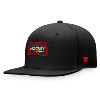 Chicago Blackhawks шапка с козирка flat Authentic Pro Prime Flat Brim Snapback black